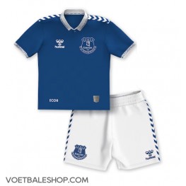 Everton Thuis tenue Kids 2023-24 Korte Mouw (+ Korte broeken)